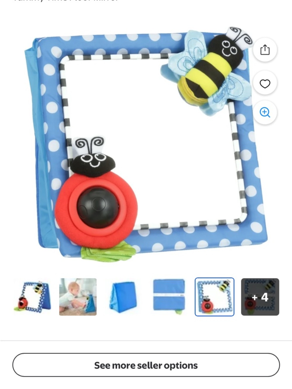 Tummy Time Floor Mirror